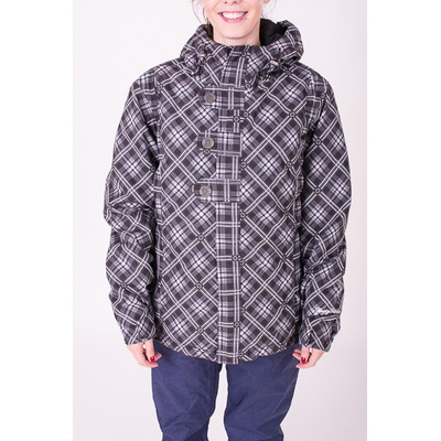 BETTY RIDES Lucky plaid private parka black plaid