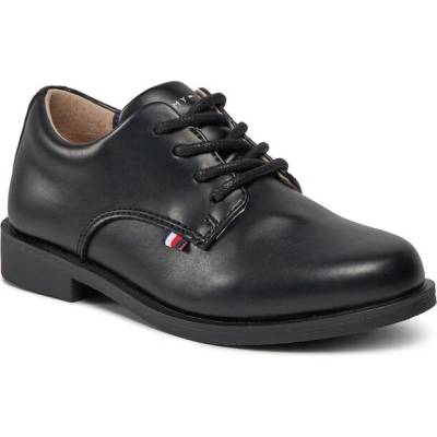 Tommy Hilfiger Обувки Tommy Hilfiger Low Cut Lace Up Shoe T3B4-33174-1355 Black 999 (Low Cut Lace Up Shoe T3B4-33174-1355)