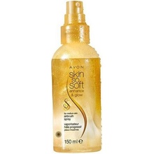 Avon Rozjasňujúce samoopaľovacie telový olej pre stredné tón pokožky Skin So Soft Enhance & Glow (Airbrush Spray) 150 ml