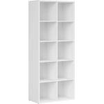 BRW Висока етажерка nepo plus reg/19/8 бяло