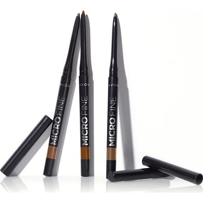 Avon Micro Fine tužka na obočí Soft Black 0,13 g – Zboží Dáma