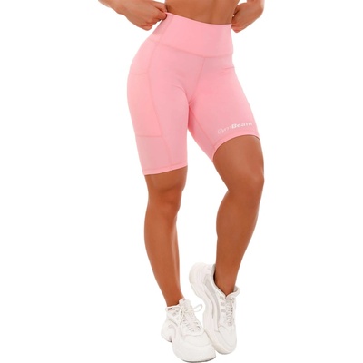 GymBeam Biker dámske šortky ružové
