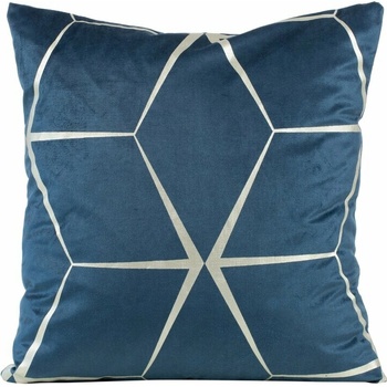 Takoy Zamatová BLINK 28 so striebornou geometrickou potlačou-HF-391050 45 x 45 cm