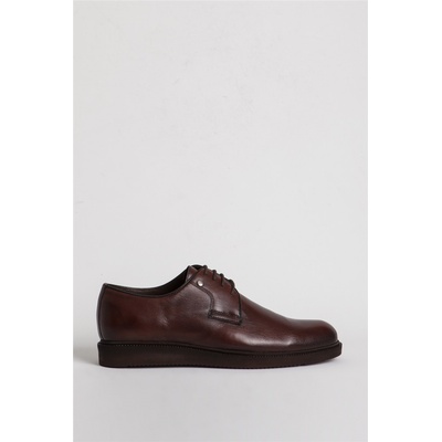 Jacket Club Dericlub Мъжки обувки от естествена кожа 02133 - Тъмнокафяви #331988 (331988_Кафяво)