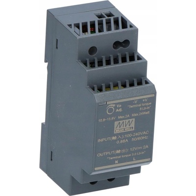 Napájecí zdroj Mean Well 30 W 12 V na DIN lištu