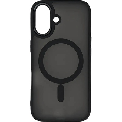 HQWear Кейс Magnetic Collection MagSafe за iPhone 16 Plus, черен (Fashion Case MagSafe for iPhone 16 Plus Black)