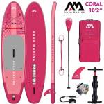 Aqua Marina КОМПЛЕКТ надуваема SUP дъска CORAL Pink 10 2