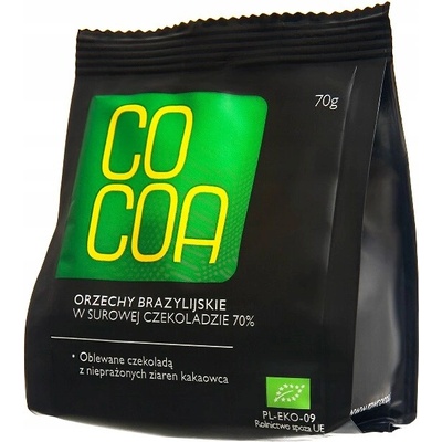Cocoa Brazílske orechy v surovej čokoláde Bio 70 g