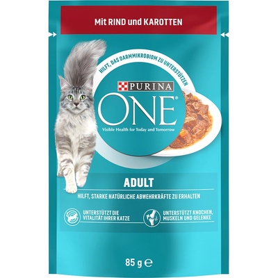 Purina One Adult 26 x hovädzie mrkva 85 g