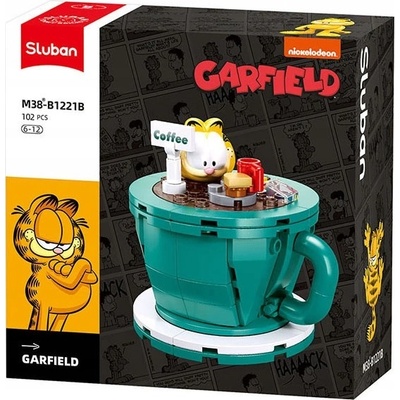 Sluban B1221B Garfield v kávové lázni