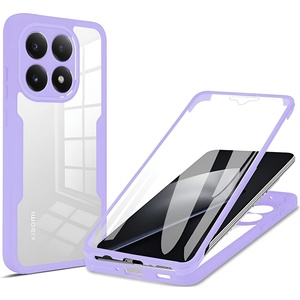 Techsuit Калъф 360° + протектор - Techsuit ColorVerse - Xiaomi 15T - Лилав