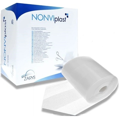 NONVIplast 8 cm x 5 m netkaná náplast s polštářkem