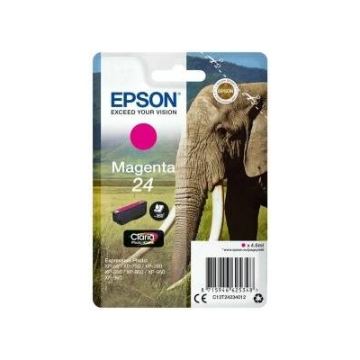 Epson Оригиална касета за мастило Epson Cartucho 24 magenta Пурпурен цвят