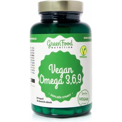 GreenFood Vegan Omega 3,6,9 60 kapsúl