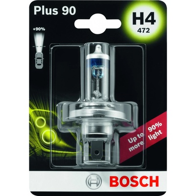 Bosch Plus 90% H4 P43t 12V 55W