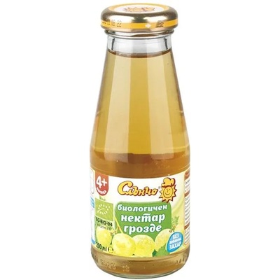 Слънчо Био нектар Слънчо - Грозде, 200 ml (4273)