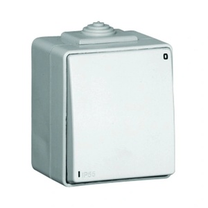 Efapel Двуполюсен ключ; ip65, ik07; 16ax - 250v ~ cbr - бял (48021 cbr)
