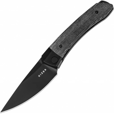 Kizer Liner Lock Mini Momo Vladimir Legachev 154CM Aluminium+Micarta V3663C2
