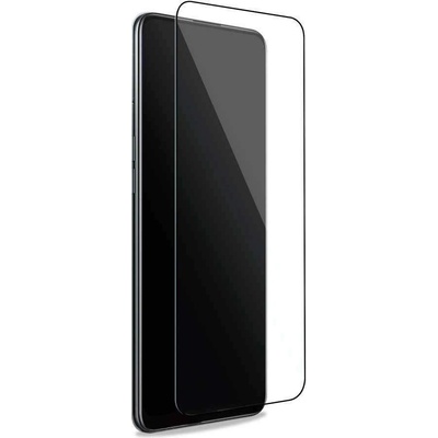 PURO Frame 3D Glass Full Screen Curved Tempered Glass - калено стъклено защитно покритие за дисплея на Samsung Galaxy S22 Ultra (черен-прозрачен)