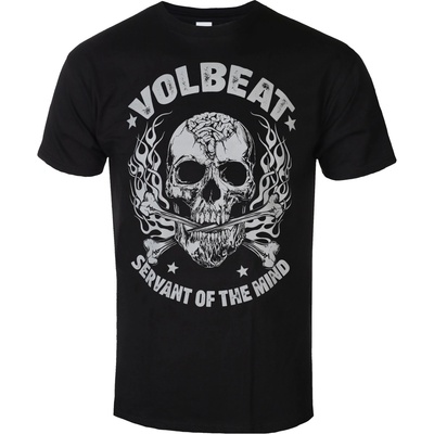 HYBRIS Мъжка тениска Volbeat - Skull & Crossbones - Black - HYBRIS - WMX-1-VB006-H34-3-BK