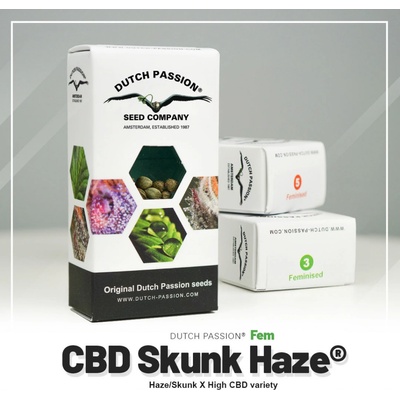 Dutch Passion CBD Skunk Haze semena neobsahují THC 3 ks