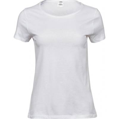 Tee Jays Dámske tričko s rolovanými rukávmi Biela