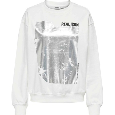 ONLY Блуза onlgwen l/s foil o-neck swt
