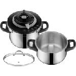 Tefal - Комплект тенджери под налягане 4, 5/6 л CLIPSO+ CHEF (GS0852)