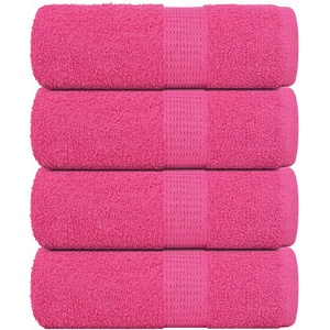 vidaXL Кърпи за пране FROGN 4 бр. Розови 30x30 см 360 г/м2 (137041)