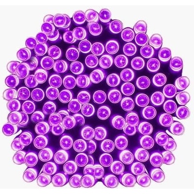 CoolCeny Vánoční osvětlení 150 LED Řetězy v 7 barvách o délce 15 metrů. Fialová