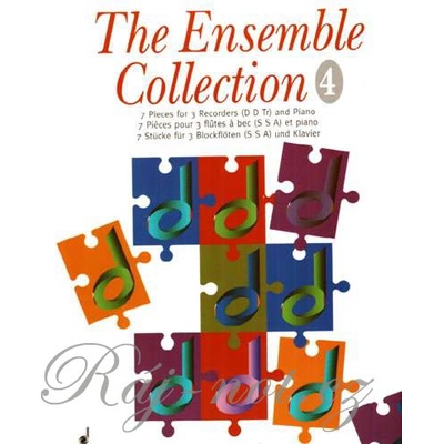 The Ensemble Collection Vol. 4 tri zobcové flauty v obsadení SSA a klavírny sprievod
