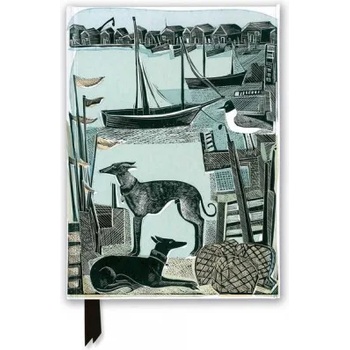 Flame Tree Publishing Angela Harding: Harbour Whippets (Foiled Journal)
