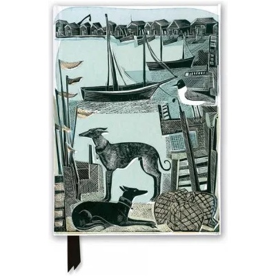 Flame Tree Publishing Angela Harding: Harbour Whippets (Foiled Journal)