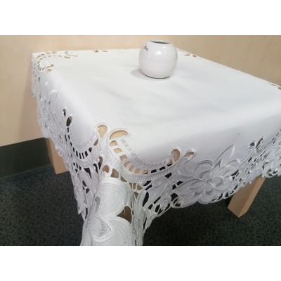 Ying-chang vyšívaný vianočný obrus Strieborná hviezda 40x110cm