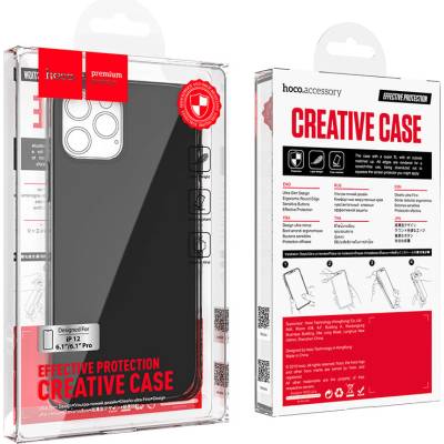 hoco. Гръб Hoco Fascination series protective case за iPhone 12/12 Pro - Черен