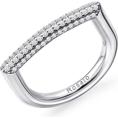 Rosato stříbrný prsten se zirkony Bianca RZBI33