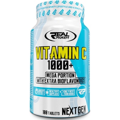 REAL PHARM Vitamin C 1000 +, 100 Tablets