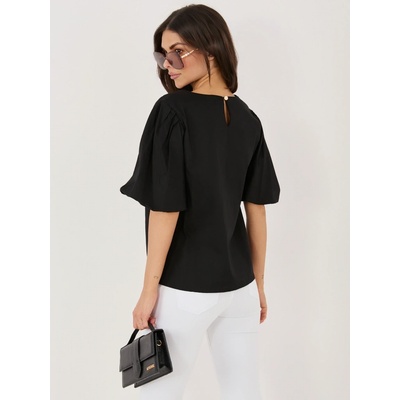ITALY MODA Blúzka MI BZ 3391.71 Čierna