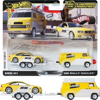 Hot Wheels Premium Team Transport Rally Hauler s BMW M3 E46 1:64