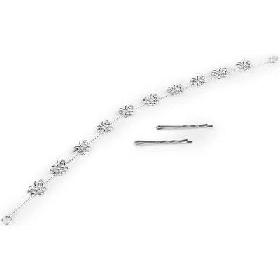 Prima-obchod Štrasová ozdoba / čelenka do vlasů, barva 1 crystal motýl