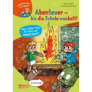 Minecraft Silben-Geschichte: Abenteuer - bis die Schule wackelt! | André Sedlaczek (2022)