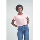 Mantis Dámske Crop top tričko Jemne ružová