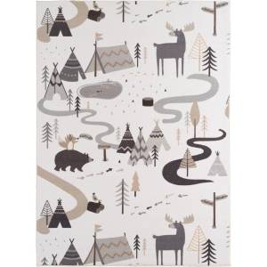 Ayyildiz Кремав детски килим подходящ за пране 160x230 cm Coco 1135 - Ayyildiz Carpets (COCO1602301135CREAM)