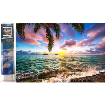 Norimpex - Puzzle Diamant painting: Sunset in paradise 30x40cm - 1 - 39 piese