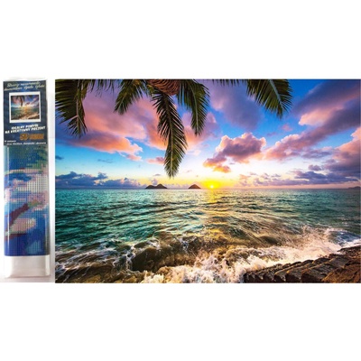 Norimpex - Puzzle Diamant painting: Sunset in paradise 30x40cm - 1 - 39 piese