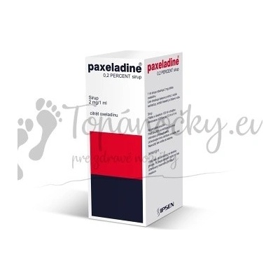 Paxeladine 0,2 PERCENT sirup sir. 1 x 100 ml