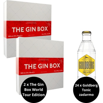 The Gin Box World Tour Edition + 24 x Goldberg Tonic (set 2 x 0.5 L, 24 x 0.2 L)