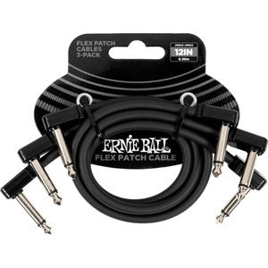Ernie Ball Flex 3 Pack 30, 48 cm Ъглов - Ъглов Пач кабел - muziker - 46,55 лв