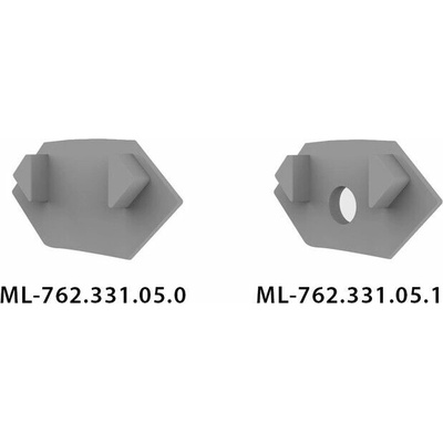 ML-761.331.05.3 Hliníkový profil pro obklady a dlažbu DF 61x25 mm včetně mléčného difuzoru 3 m