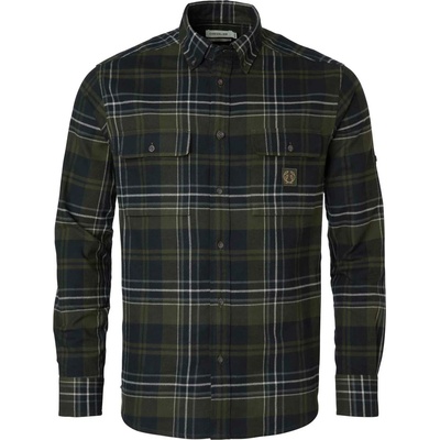Chevalier Мъжка риза с копчета Chevalier Heron Flannel Shirt - October Green Checked - размер XXL (033-2276-0215)